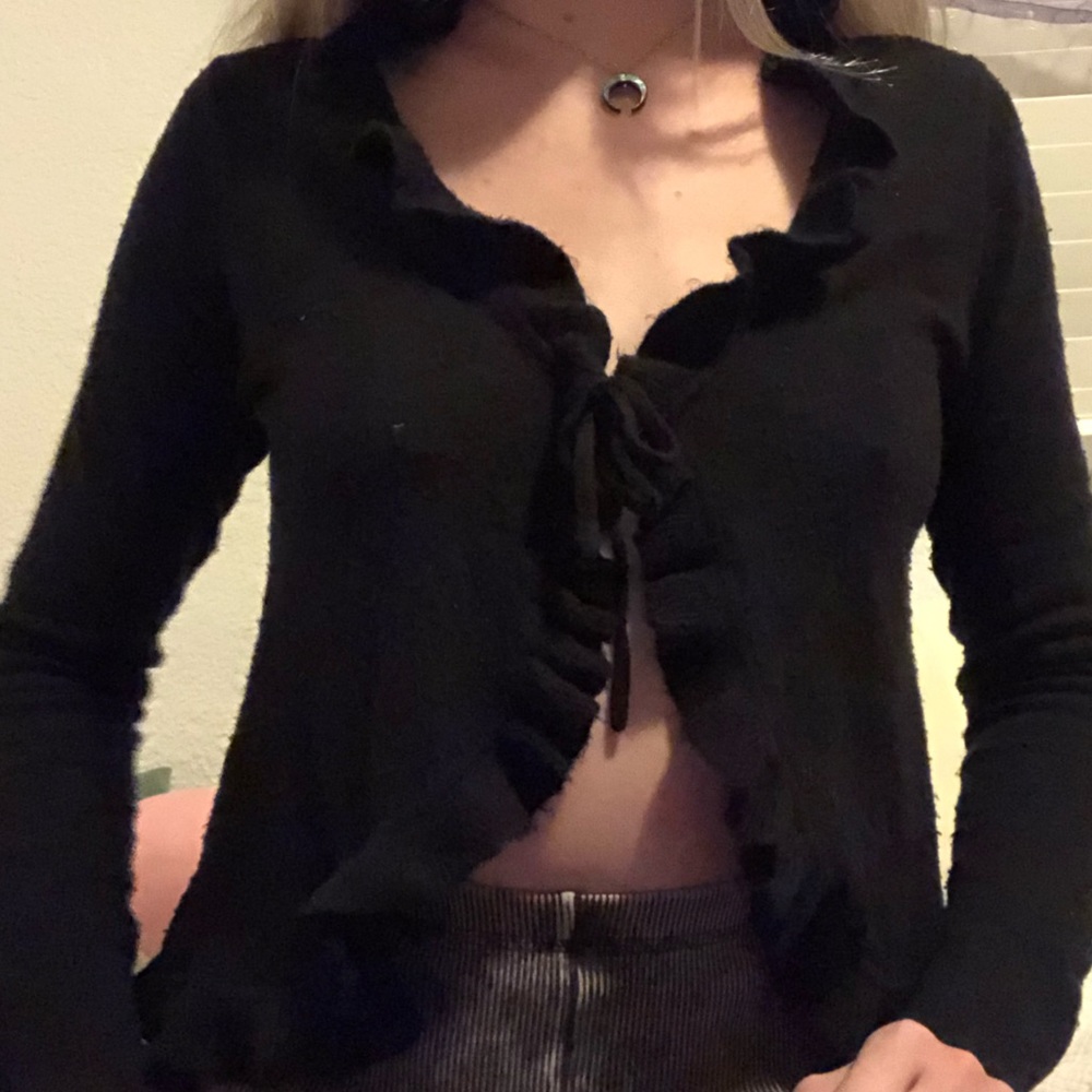 Tie front cardigan